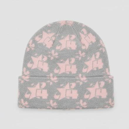 Cloud Beanie - Grey/Pink